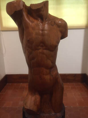 Picture af skultuptur på bymuseet i Arucas på Gran Canaria