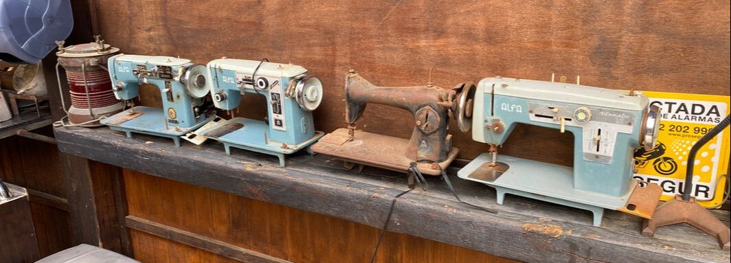 Picture af gamle symaskiner