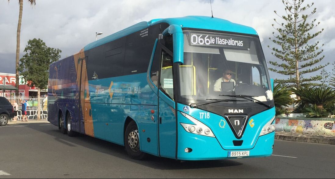 Picture af bus på Gran Canaria