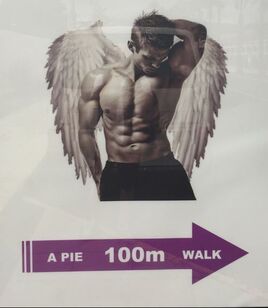 Picture af plakat med ressort for bøsser på Gran Canaria