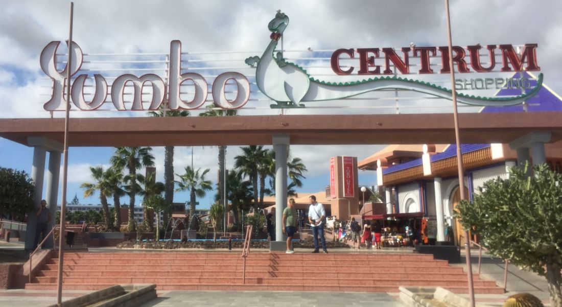 Yumbo Center i Playa del Ingles på Gran Canaria