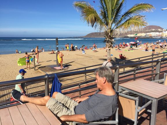 Picture af Las Canteras stranden i Las Palmas de Gran Canaria
